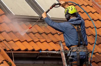 Démoussage et hydrofuge de toiture à Bébing